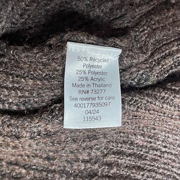 Sonoma Brown Oversized Boyfriend Cardigan Sweater - Small - Picture 8 of 9